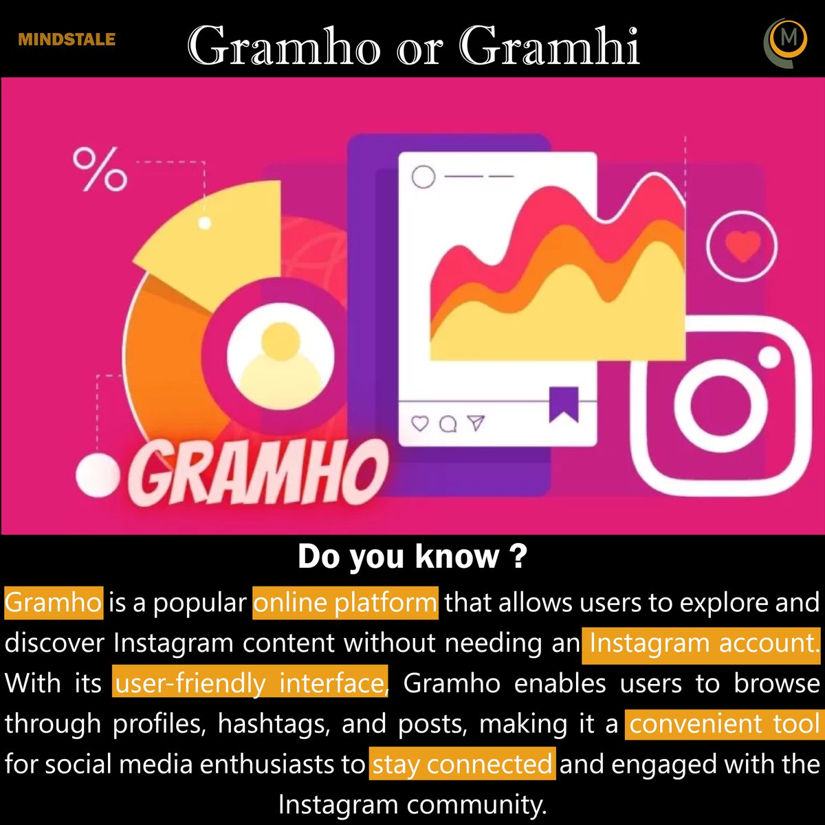 mindstale000's tweet photo. Gramho or Gramhir: How it secretly helping Instagram influencers?
This tool is helping many Instagram users and influencers to view and analyse their account for better ratings. For more info, visit the link below:
https://t.co/Re7gUXzklx
#gramhoorgramhirapp
#instagram
#gramho https://t.co/dNs41ZMZQC