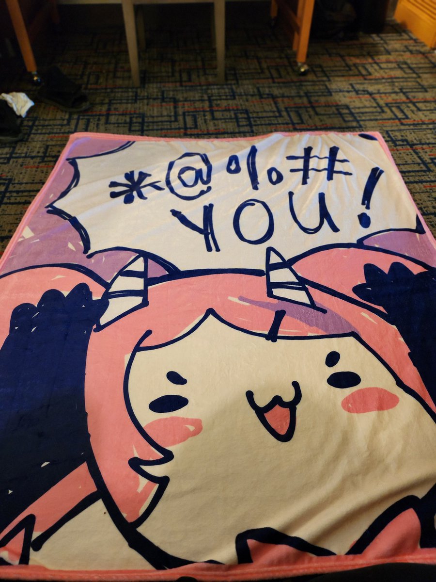LenoreMoreauENV's tweet photo. This has to be one of my favorite purchases from Acen so far, and it's only Friday, LMAO. And Ironmouse blanket as she no doubt curses Connor out 😂
I'm so glad I got the last one!!!
Art/blanket by @Kairuichan
#Ironmouse #VShojo #animecentral2023 #artistalley #conloot https://t.co/SN1TRUozZX