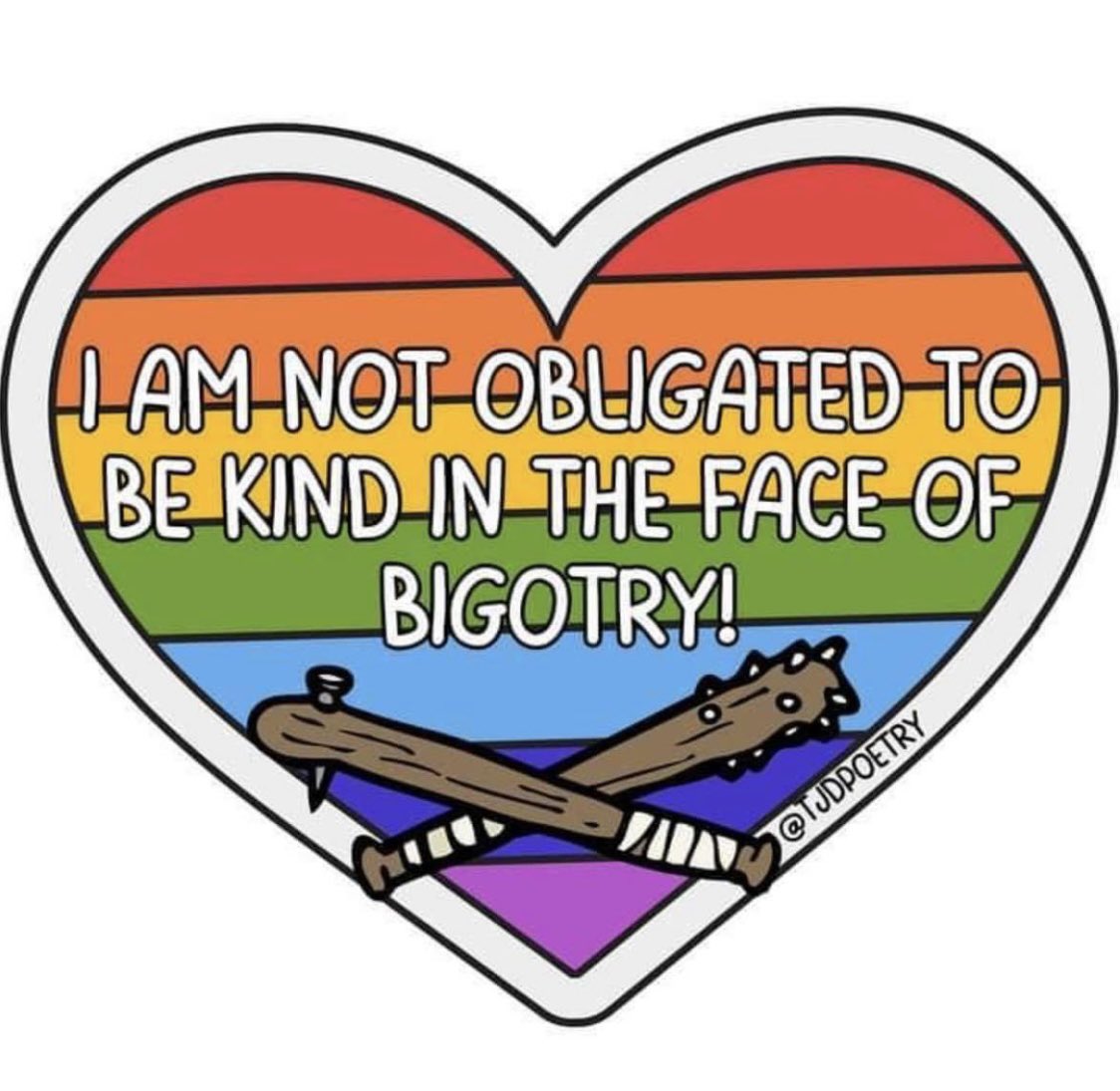 ink4lifex's tweet photo. Bring it here at your own risk. 😮‍💨

The LGBTQ+ community deserves equal rights.💯
If you disagree we should meet out back 👐🏼 https://t.co/fljsNSLuEr