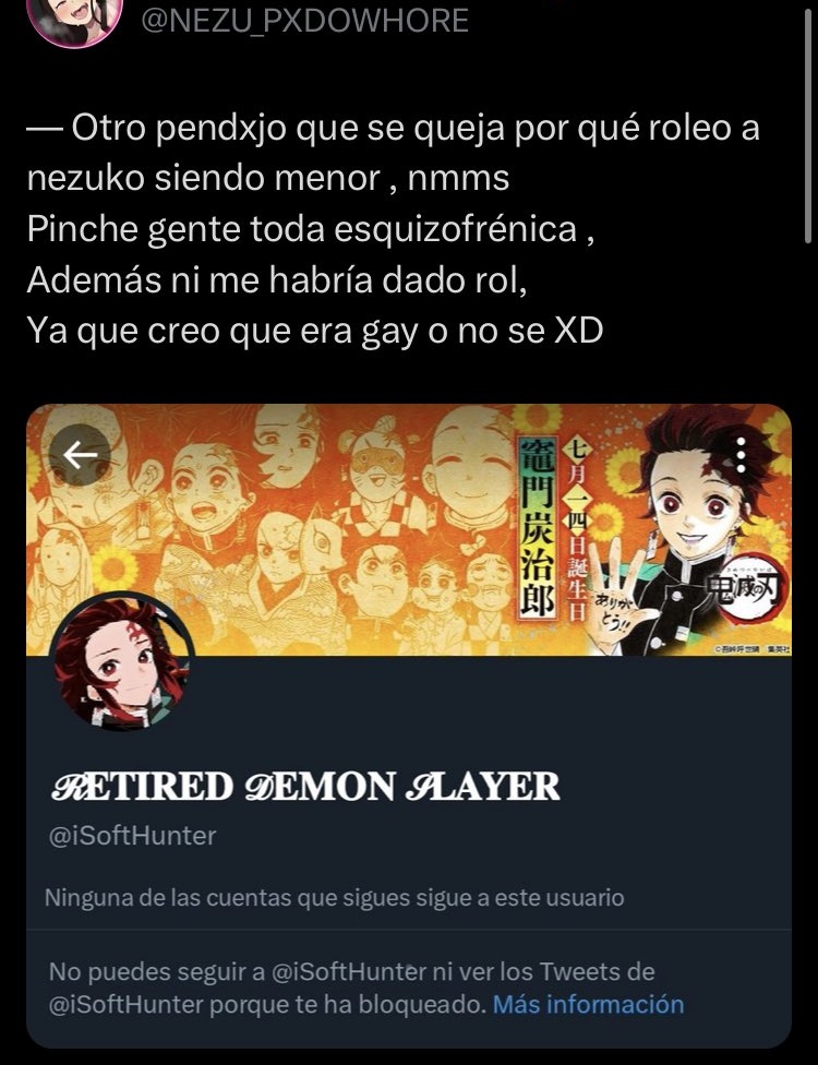 [ lo voy a dejar acá también para que lo tengan en cuenta.

si se les acerca la bloquean o lo que le sigue.
