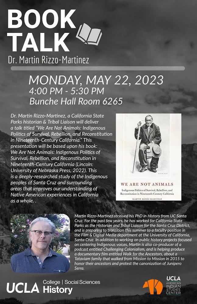 Book Talk with Dr. Martin Rizzo-Martinez

#UCLA #uclaaisc #booktalk