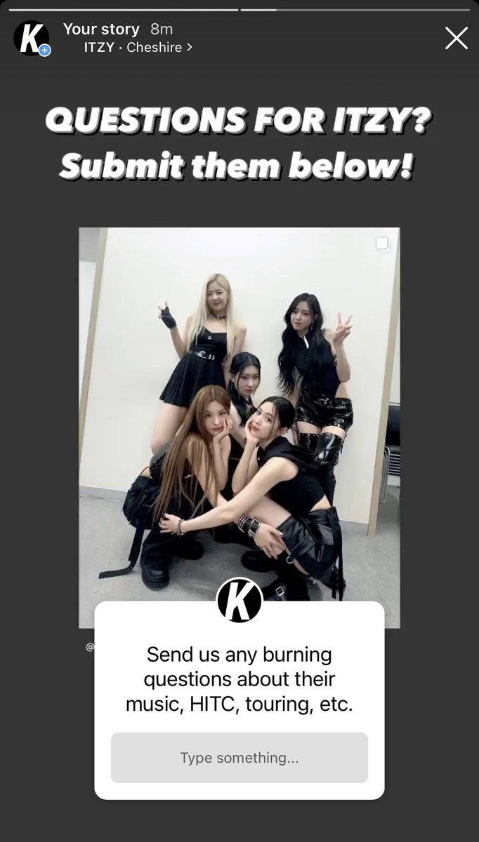Calling all MIDZY! Have any burning questions to ask @ITZYofficial? Submit them on our IG story!

🔗: instagram.com/stories/kpopco…

#ITZY #있지