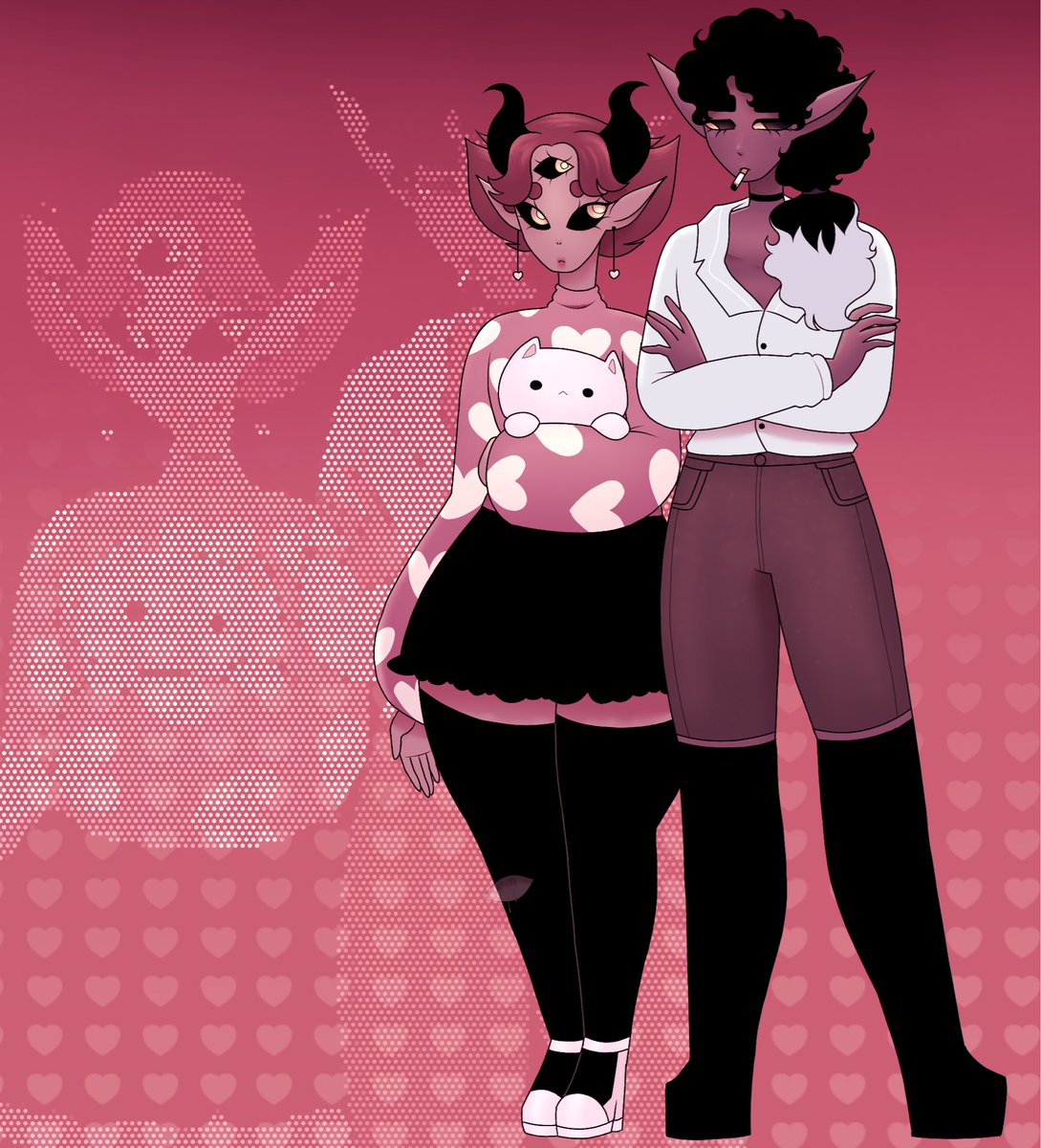 S1cklyHeart's tweet photo. Little brother and older brother
#art #digtalart #originalartwork #originalcharacter #demoncharacters #demoncharacter https://t.co/ijx57hxskJ