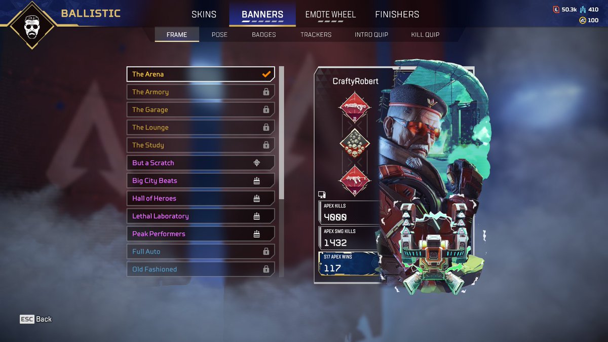 CraftyPlatinums's tweet photo. 4k kills on Ballistic achieved! End of day 11 stats. R99 and Flatline crutch! @Apex_Tracker @PlayApex @Robin_A_Downes #ApexLegends #Ballistic https://t.co/YZtuMwA3tb