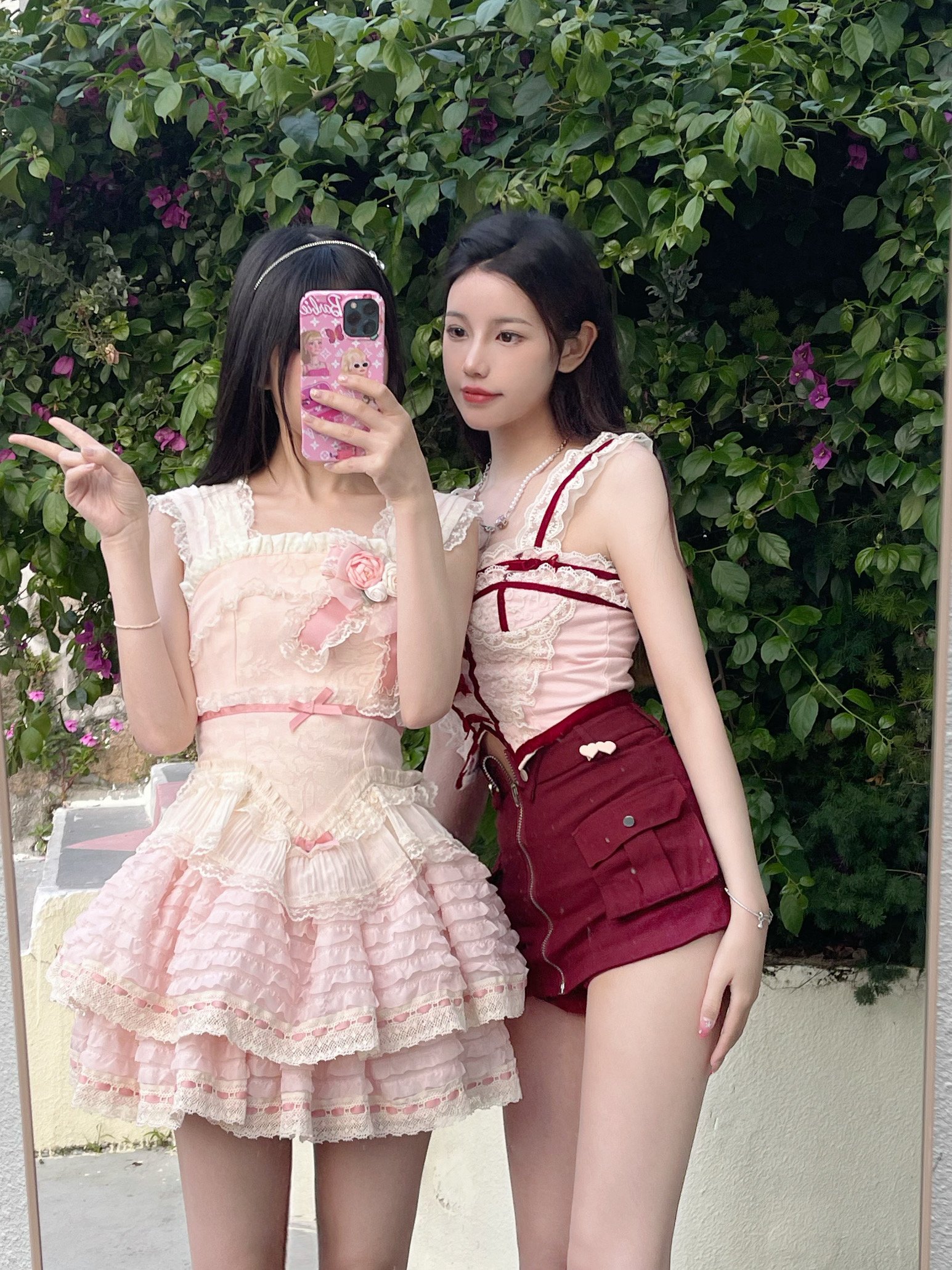ピンク・ブルー 【今季完売品◇美品】ohga オーガ doll トップス