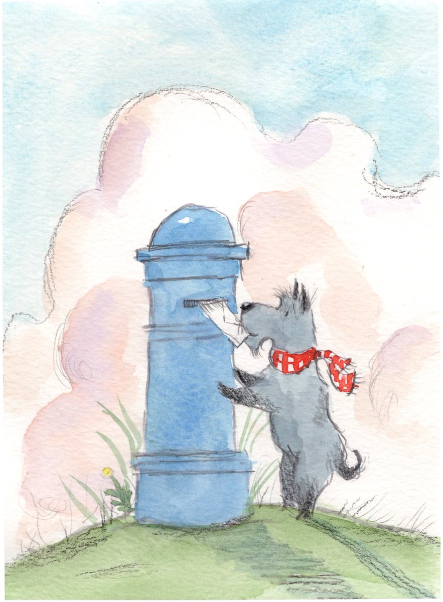 “To send a letter is a good way to go somewhere, without moving anything but your heart.” -Phyllis Theroux #kidlitart #childrensbooks