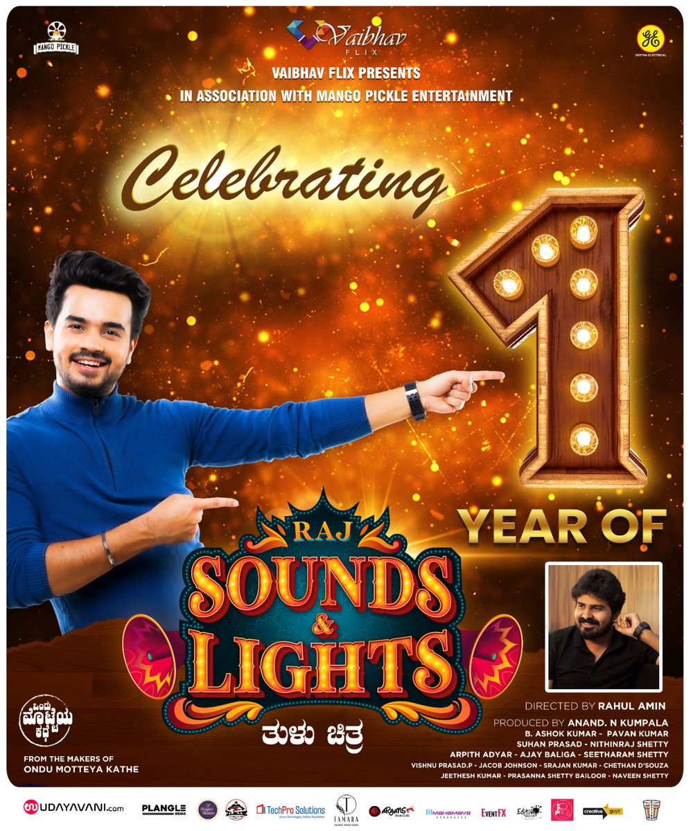 vineeth_kumar_a's tweet photo. *'ರಾಜ್ ಸೌಂಡ್ಸ್ ಆಂಡ್ ಲೈಟ್ಸ್' ತುಳು ಸಿನೆಮಾಗ್ ಒಂಜಿ ವರ್ಷದ ಸಂಭ್ರಮ*
🥰🎉🥰🎉🥰🎉🥰

1 year of raj sounds and lights Tulu movie ❤️❤️
#vineethkumar #tulu @beautyoftulunad @jaitulunadorg @YashaShivakumar @daijiworldnews https://t.co/hX0vtaYzHn