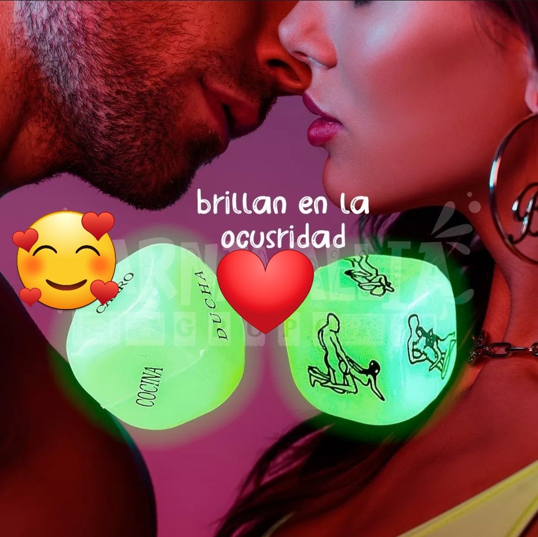 Temptation_sexs's tweet photo. Juego de dados fluorescentes para adultos❤️🔥
Pasa un momento agradable en pareja 👩❤️💋👨👩❤️💋👩👨❤️💋👨
Posiciones sexuales y eróticas
Diferentes posiciones en diversos lugares!
Brillan en la oscuridad!
#juegosexual #juegosdeparejas #posicionessexuales #sexshop https://t.co/d9v7WDhPGn