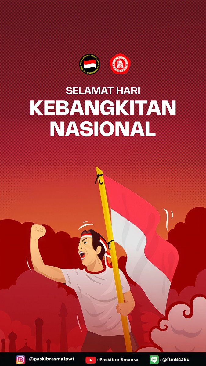 Salam Paskibra!!🇮🇩🇮🇩
Selamat Hari Kebangkitan Nasional! Mari kita terus memupuk semangat kebersamaan dan memperjuangkan keadilan serta kesejahteraan bagi seluruh rakyat Indonesia.