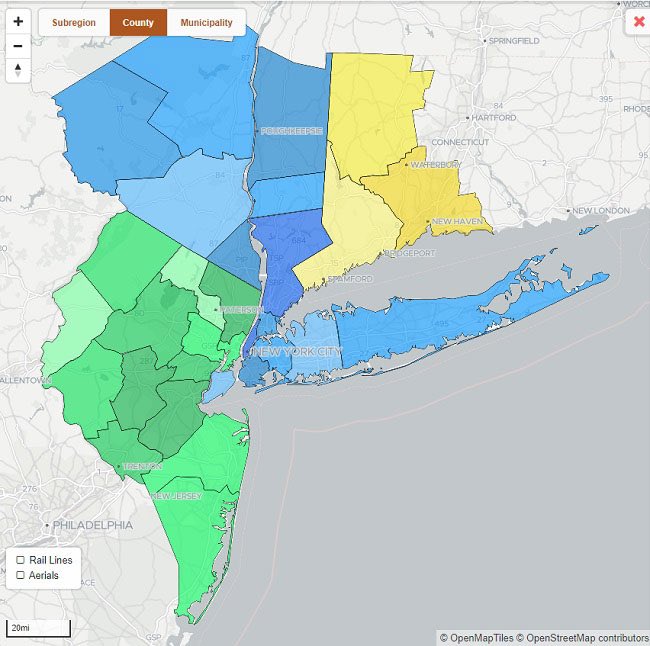 Pizza 🪬 on Twitter: "Map of New York using ethnically drawn borders