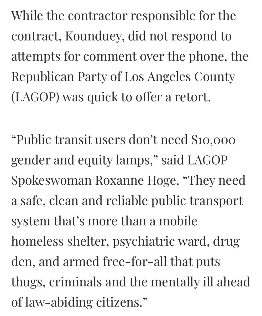 RoxanneHoge's tweet image. Sometimes, the only appropriate response is 🤦🏽‍♀️

Los Angeles deserves better. I'm happy that @GOPLosAngeles called out this complete boondoggle.