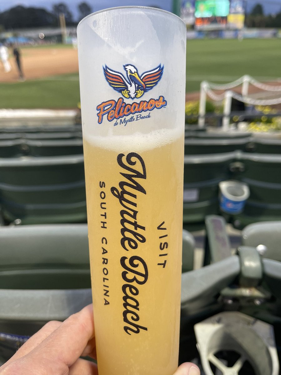 2YNOT26's tweet photo. Great to catch a game with Ferris on the mound and enjoy a beer bat from where it all started.  From the beach to the bigs😂@Pelicanbaseball @corey_cubs @CHGO_Sports @thecompoundpod https://t.co/BLliwqATWv