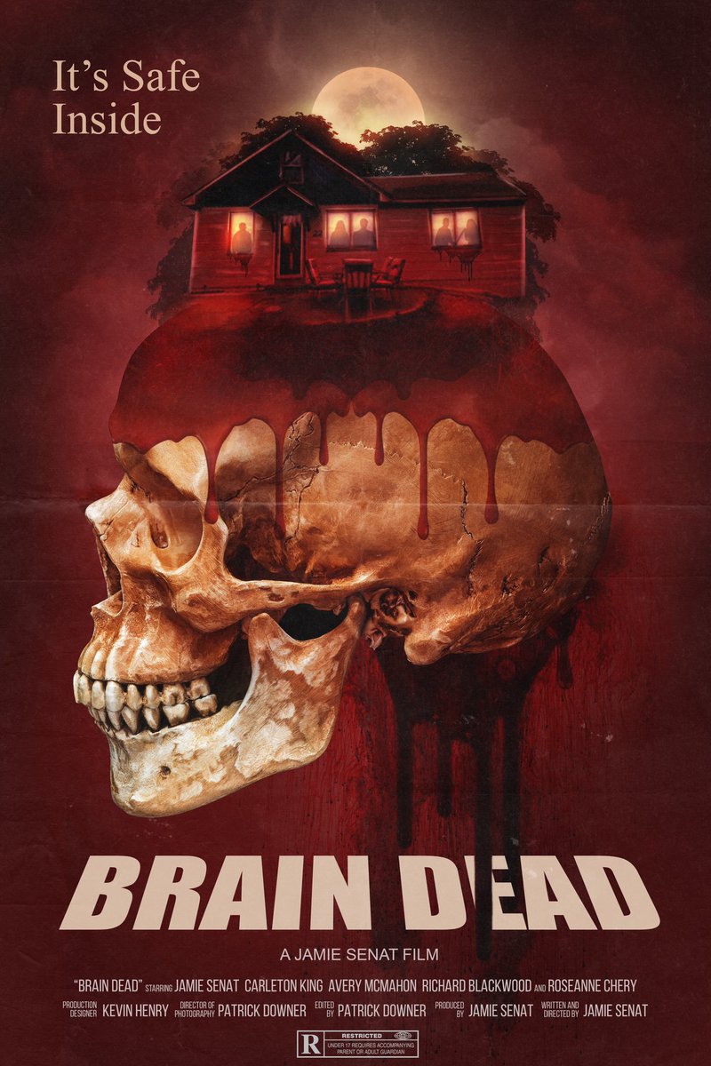kallmejs's tweet photo. The official movie poster for my film BRAIN DEAD 🧠💀 https://t.co/8ZzDMlF563
