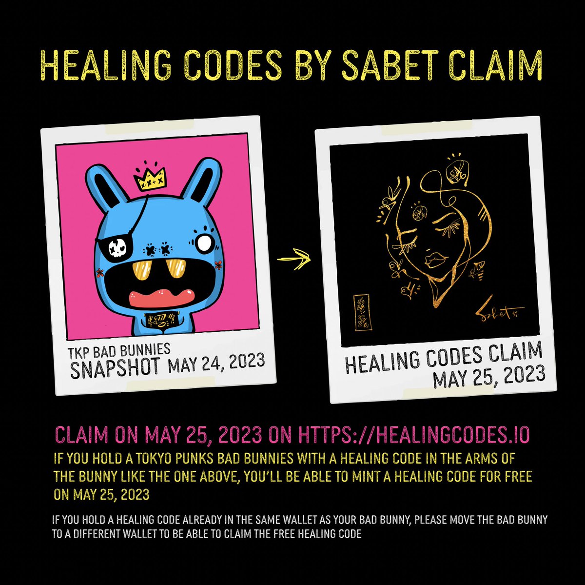 MetaM00's tweet photo. Yoo, yall just hear that news from @sabet about Toyko Punks #BadBunnies claim coming here soon... 👀❤️🔥
@tokyopunksnft #HealingCodes
#NFTGiveaway #NFTcommunity
#MinterRewards #LoveIstheRoadmap https://t.co/LAg17wHBfR