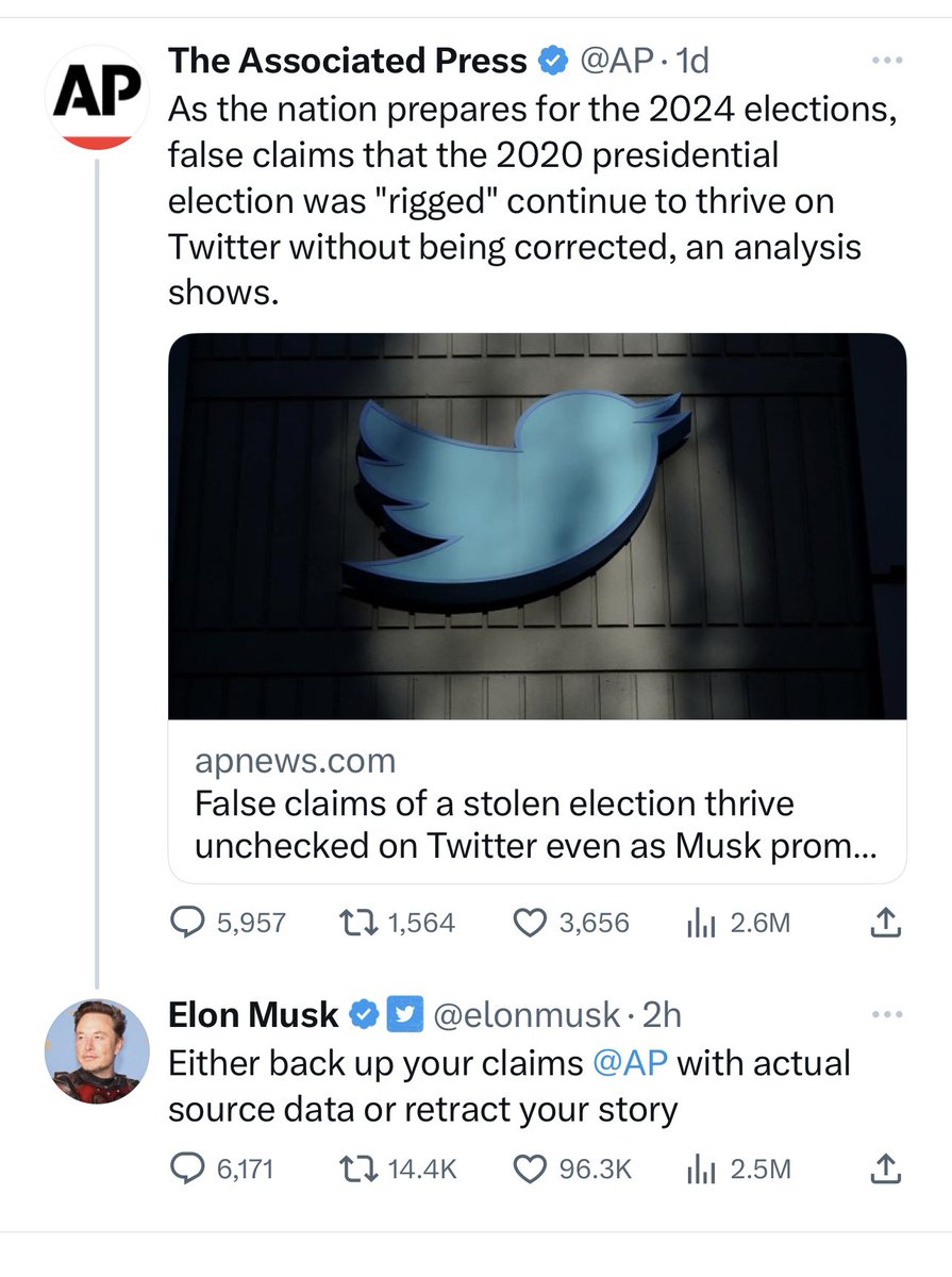 MollyJongFast's tweet photo. And then there’s the owner of the platform denying what we’re seeing with our eyes https://t.co/ni4FKKnfVu