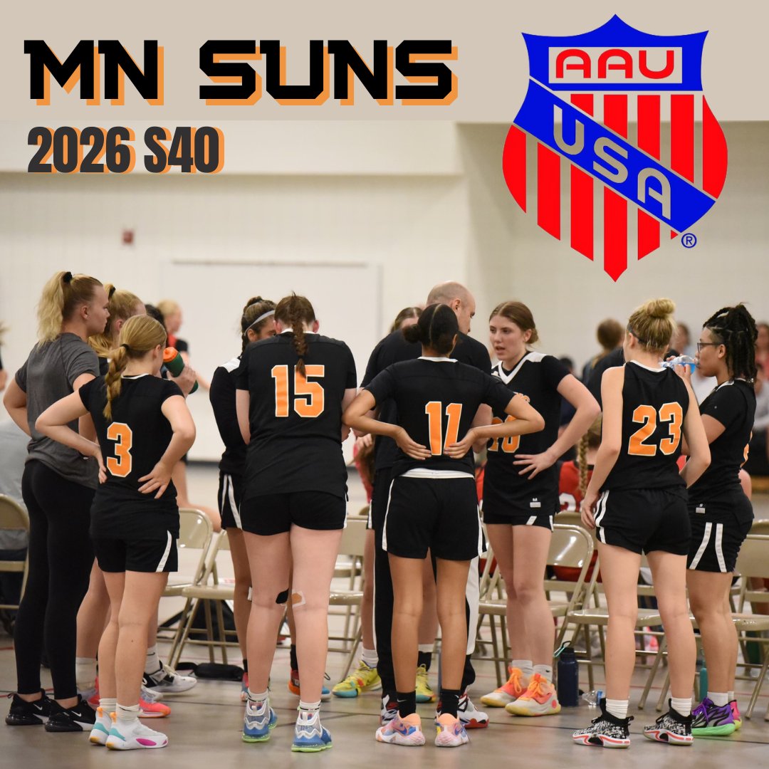 MN SUNS 2026 S40 had quite the run last weekend at the MN AAU State Tourney! We went 3-1 and had a +32 point differential. Our only loss being to the runner-up champion. 
So proud of these girls and how far they've come! So much talent on this team!🏀<a href="/MNSunsbball/">Minnesota Suns</a> <a href="/AAU_Basketball/">AAU Basketball</a>