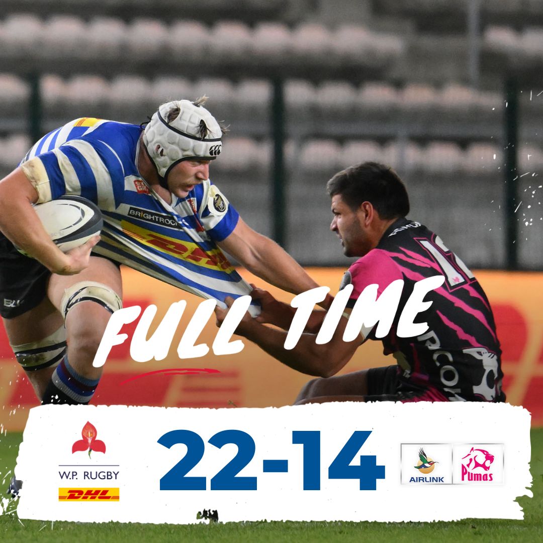 🌍 GLOBAL SPORTS 🇿🇦 CARLING CURRIE CUP🏆 🏉 

A crucial win against the defending Currie Cup champions at Athlone Stadium.

#WPvPUM #wpjoulekkerding #dhldelivers