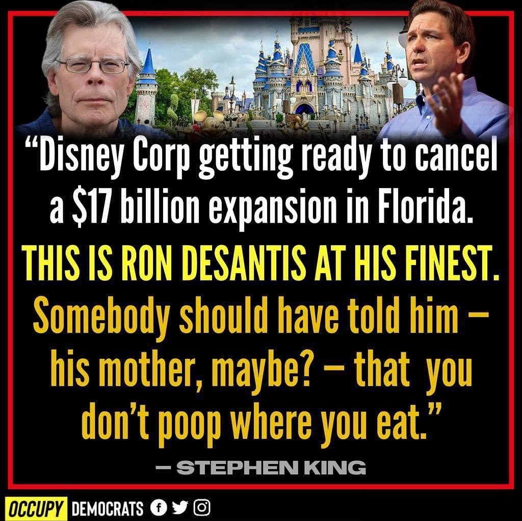 Disney CEO Bob Iger is warning Florida Governor Ron DeSantis that his company's plans for $17 billion in investments and 13,000 new jobs at Disney World are in jeopardy. It's the latest move in the escalating war between Disney and Governor DeSantis.