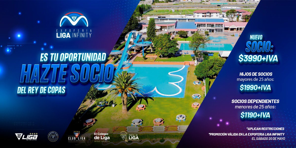sol_deportiva's tweet photo. Ya es mañana!!! Todo esto en un solo sitio y con las mejores opciones para ser parte de #LigaInfinity!  Desde las 10:00 el Estadio Rodrigo Paz Delgado @Club_LDU abre sus puertas a la mejor #ExpoFeriaLigaInfinity, no te puedes perder esta experiencia! 🗓️✅ https://t.co/P6QmMXG5Ys