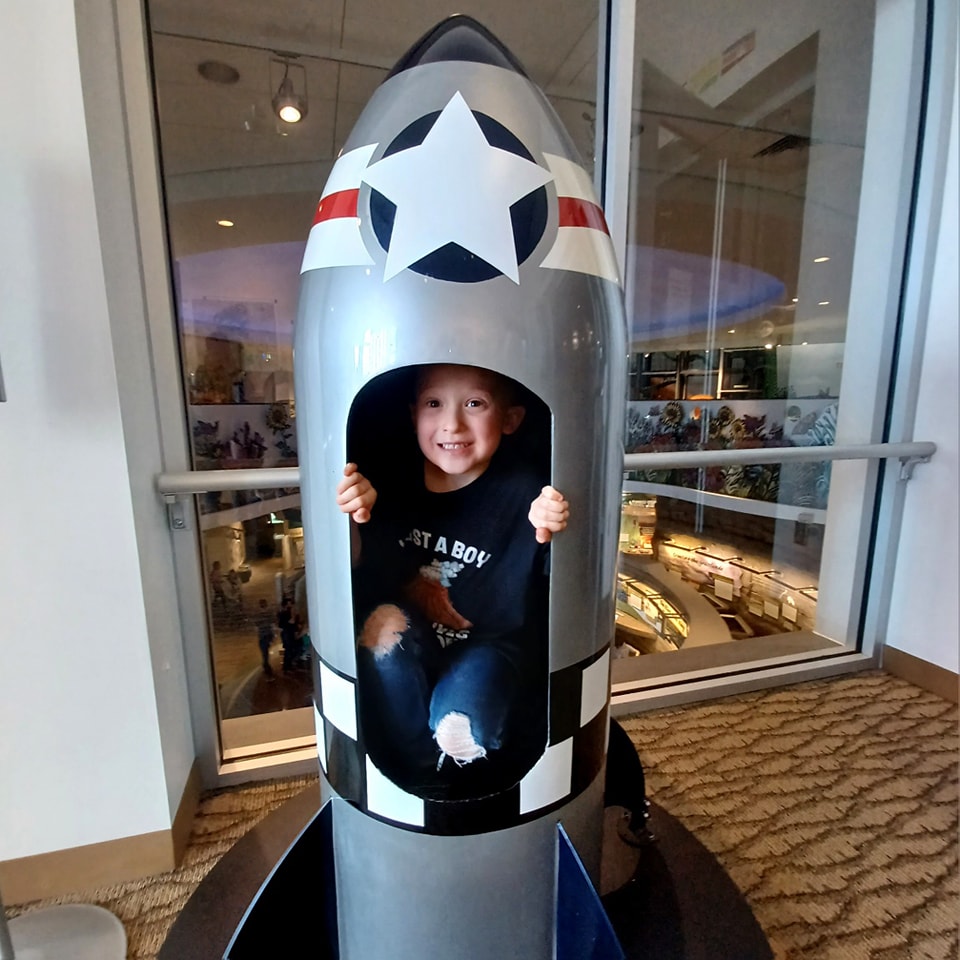 Blast off with Mission Aerospace!✈️Navigate, explore, innovate, and see yourself at <a href="/NASA/">NASA</a>.🚀Open 10-5 Sat., 12-5 Sun. Mission Aerospace is created by <a href="/MinotaurMazes/">Minotaur Mazes</a>, a company specializing in interactive maze exhibits.