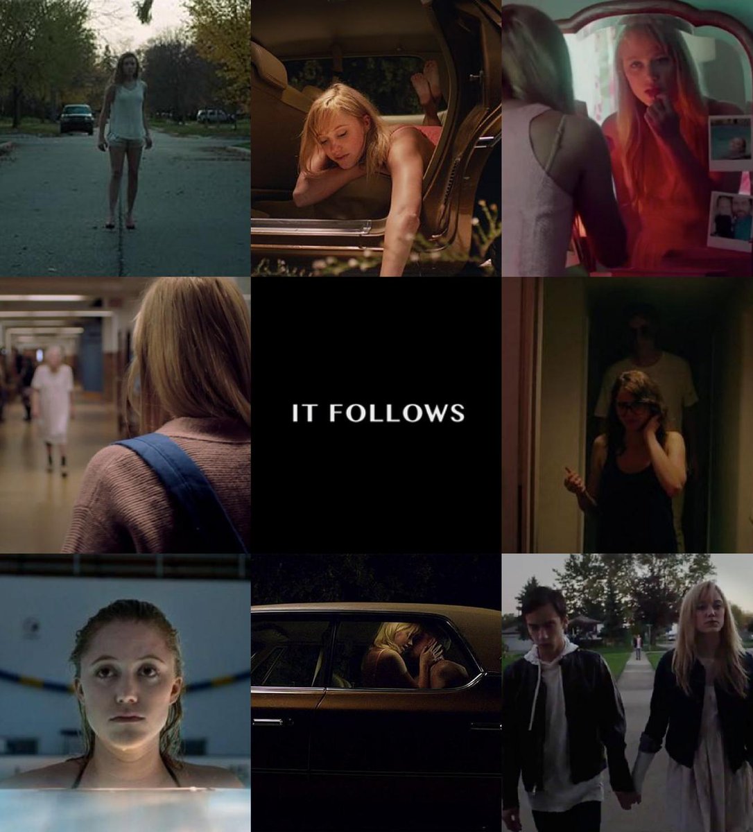 Directed by D.R.Mitchell

Horror Film in 2014

this film as with “Hereditary”
is one of the representative of
the Horror Film in the 2010's.

he's also affected by past works
and finally achieved
how to express fear aesthetically
and gives us
multiple interpretation.

#ItFollows