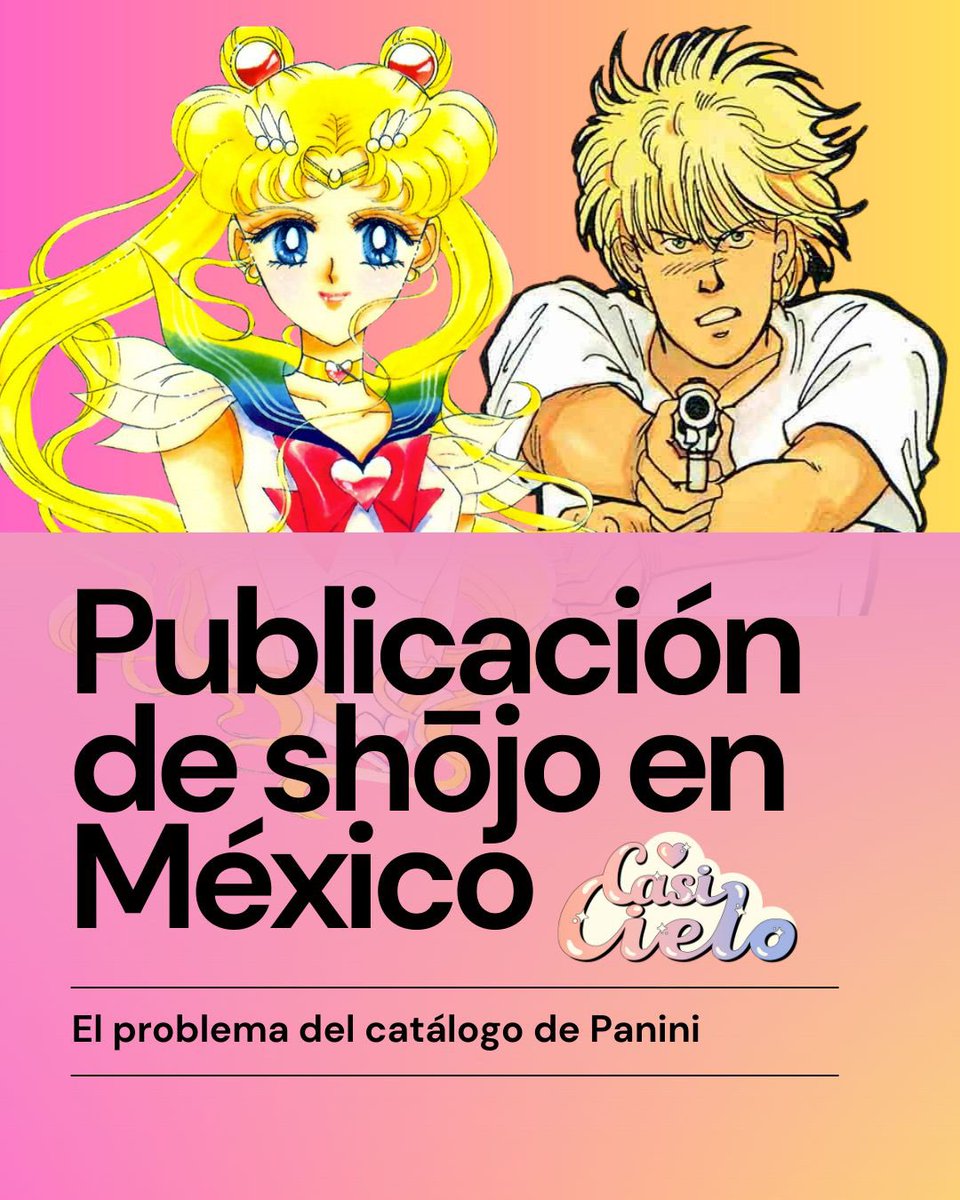 Vica_shojo_log's tweet photo. Escribí este texto sobre la situación de la publicación del shojo en México para Casicielo.
Plix léanlo y compártanlo con sus amikas otakus mexicanas

#mangashojo #paninimanga #shojo

https://t.co/7WLKyqemL7 https://t.co/taynZjZejt