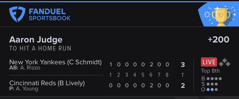 6thManPicks's tweet photo. JUDGE GETS IT DONE FOR US!!! LETS GO!!! GET IN HERE QUICK!!! BAILOUT GANG IS ON 🔥🔥 
@CHICKENMAN1270 
@DannyKsPicks 
@huskies_picks https://t.co/4cXvZ9Duip