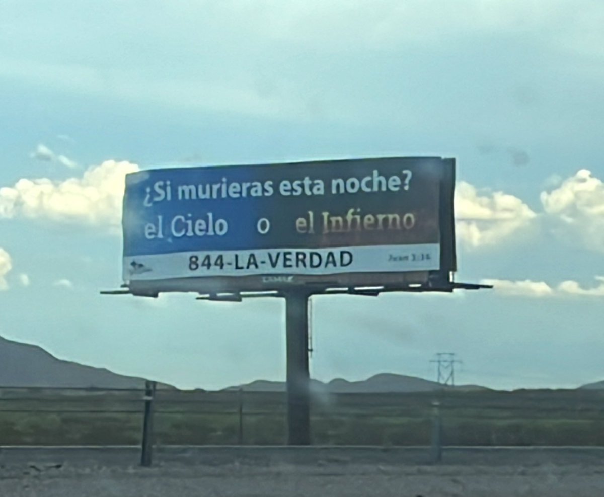 ted on Twitter "Spanish Bible Billboard just dropped"