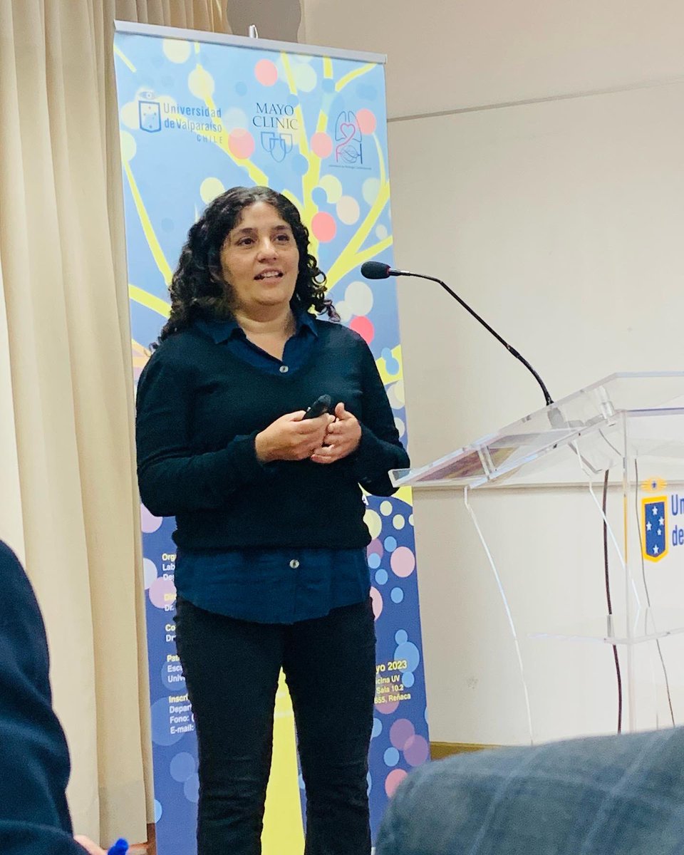 sergiolavandero's tweet photo. 4to Simposio @uvalpochile “Desde las ciencias fundamentales a la arena clínica en medicina 2023”. Muchas gracias por la invitación, muy grato encontrarme con colegas nacionales e internacionales. Un saludo especial para @GSieck @mayoclinic y Zully Pedrozo @FONDAP_ACCDiS https://t.co/4XNqH27oIS