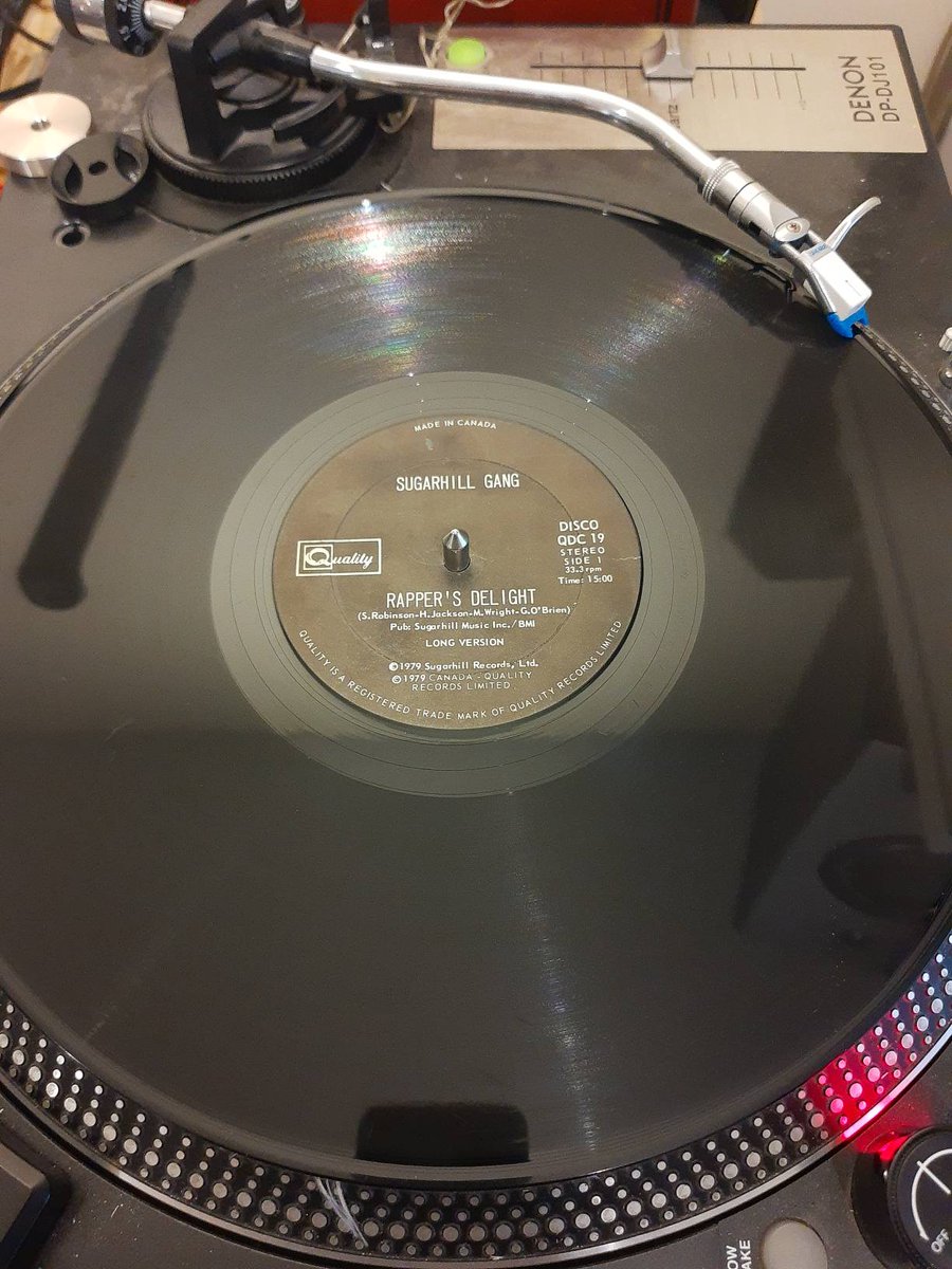 Sugarhill Gang - Rapper's Delight #nowplaying #nowspinning #vinylcollection #vinylcollectionpost #vinylcommunity #vinyljunkie #vinylgram #vinylrecords #vinyloftheday #vinyl #records #lp #album #albumcover #albumoftheday #70s #70shiphop #12inchsingle #hiphop #rap