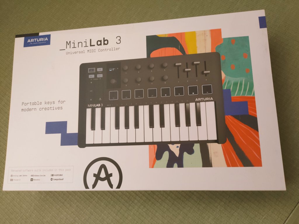 Astalisks_MUSIC's tweet image. My new gear が流行りと聞いて。
＃MiniLab