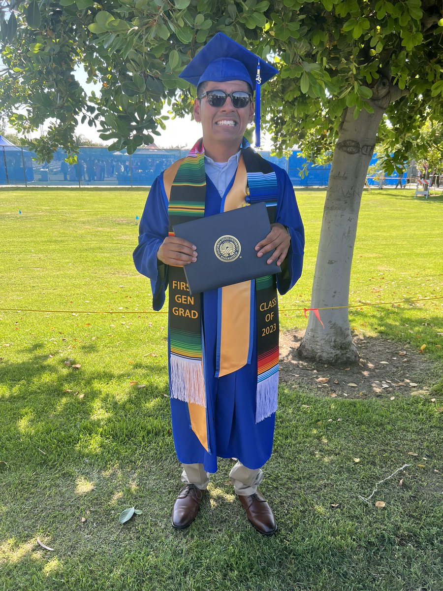 First generation college graduate ✔️