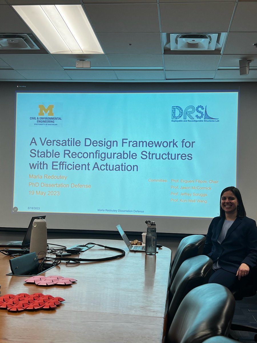 Congratulations to Dr. Maria Redoutey for successfully defending her dissertation today!