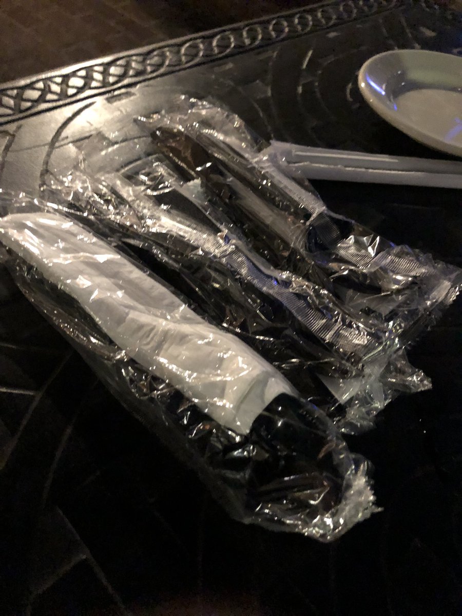 Spiceman_1's tweet photo. @cheesecake at Inner Harbour Baltimore, plastic cutlery !!!! No napkins, embarrassing ! You should be ashamed given your prices. What a joke , seriously. https://t.co/1s8PRG3QZy