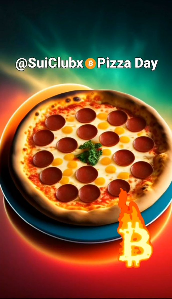 NFTG0DS's tweet photo. 🍕🎉 Join us for Bitcoin Pizza Day Celebrations!

💧 Like, RT, and Tag 3 friends 
💧 Share a photo of a pizza with the #suiclub PizzaDay hashtag in the comment

🎁10 lucky guys will receive  $100
#BitcoinPizzaDay #Airdrop https://t.co/2OulKm3ncP