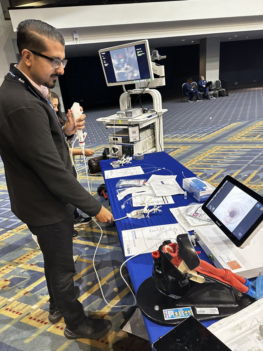 MDKrunalP's tweet photo. βHey I think I can biopsy that.β Day 1 of #ATSBootCamp done β
. What an amazing day with some of the best faculty teaching @atscommunity has to offer!!! Ready for day 2 tomorrow π #ATS2023 https://t.co/T1bspUu9fB