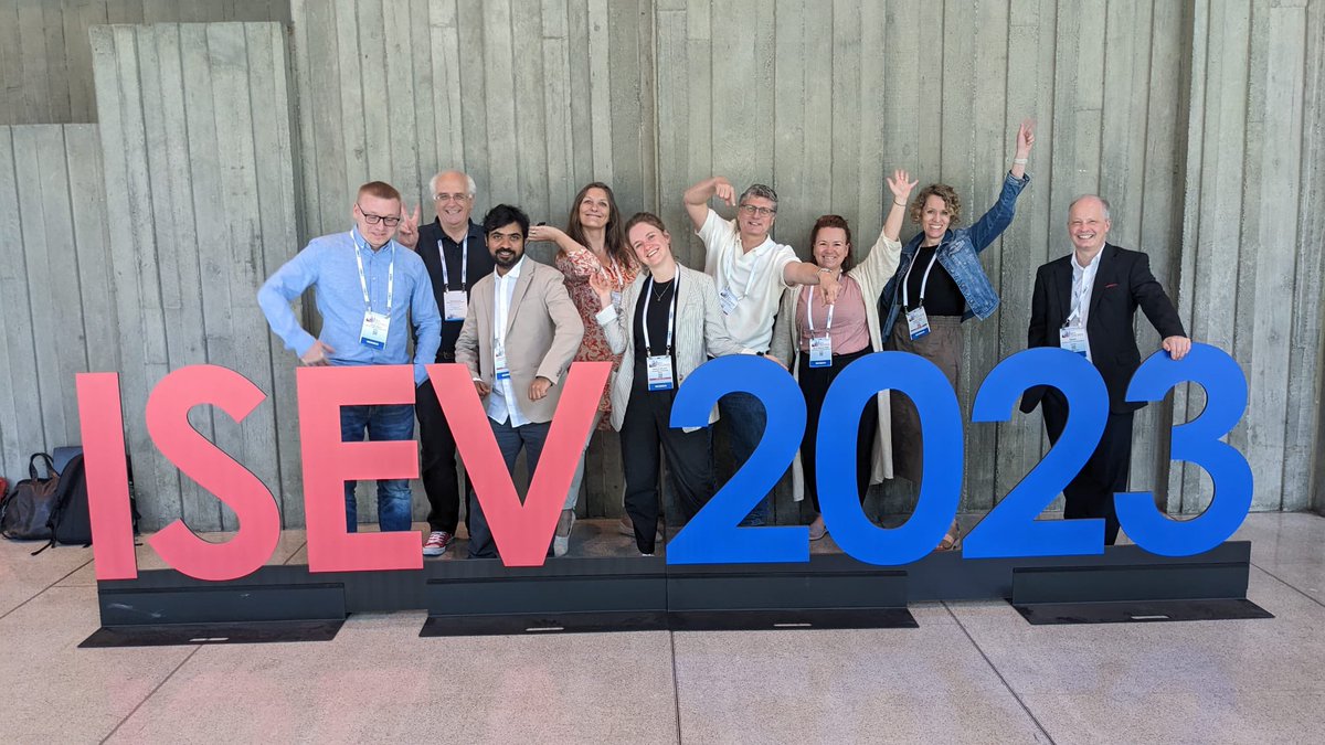Strong representation of EV researchers from Austria 🇦🇹 #ISEV2023 in Seattle @IsevOrg @IsevComms