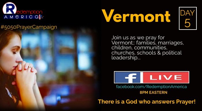 redemption_usa's tweet photo. #america #Vermont #day5  #prayer #church #joinus #5050PrayerCampaign #pray #CallUntoMe https://t.co/jgVlSvhGS2
