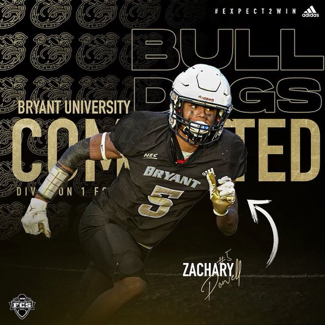 zachpowell2023's tweet photo. 🔥⬆️to announce my commitment to further my academic &amp; athletic career @BryantUniv w/ @CMerrittMT &amp; @BryantUFootball|Thanks to @CoachSielawa &amp; @Coach_McKaig + my family, teammates, and mentors. Thankful for it all @gcdsathletics @CoachKevinAvery #TigerPride #ClawsUp #ExpectToWin https://t.co/Bw3yzC2oiG