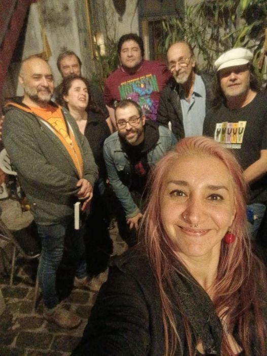 Militante de la historieta, de las causas justas, de la amistad y de la vida. Oscar Capristo se nos fue y lo voy a extrañar un montón. Acá la última vez que vino a Pánico. 📷