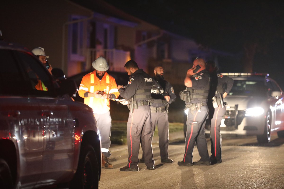 Power is out all over Ajax after a hydro worker was rushed to Sunnybrook after being electrocuted in the area of Harwood and 401.