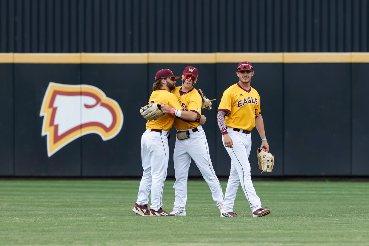 Thanks to UNC-Asheville's 7-6, 10-inning comeback dub at High Point shortly after our game ended, the Eagles have punched a ticket to the Big South Tourney next week!!! #ROCKTHEHILL #BigSouthBSB