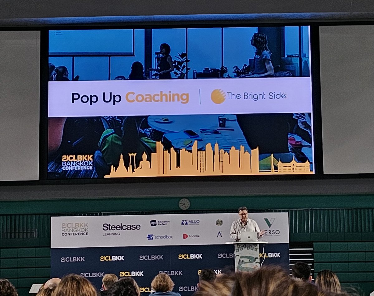 Are you at #21cbkk conference? Flora and I are providing pop-up coaching. Come see us for a free, short, impactful coaching session to make your conference even more inspiring and thought-provoking. #thebrightside #coaching See more on the conference Sched or LinkedIn!