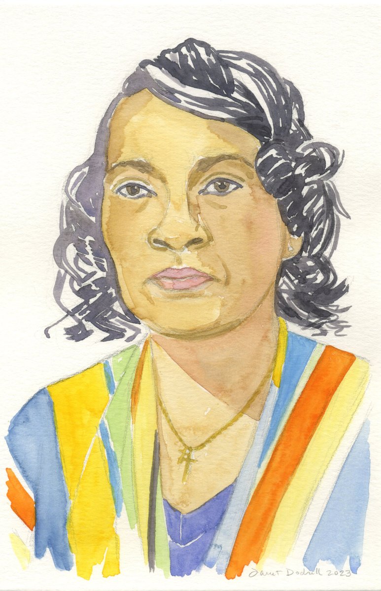 janetdodrill's tweet photo. Portrait of Melina Jackson-Higbee from our Facebook Live session with the Friday night Cleveland Pretentious Portrait Artists. Thank you! In exchange for the model's time we give them the portrait. #portrait #portraitmodel #portraitdrawing #gouache #ebonypencil #strathmorepaper https://t.co/BCjeSL3Xm1