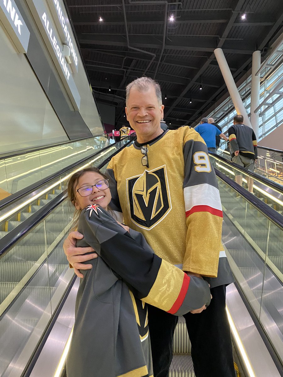MrsRoberts702's tweet photo. Daddy. Daughter. Date Knight #GoKnightsGo #VGK #VegasFun https://t.co/dSOSg6QIch