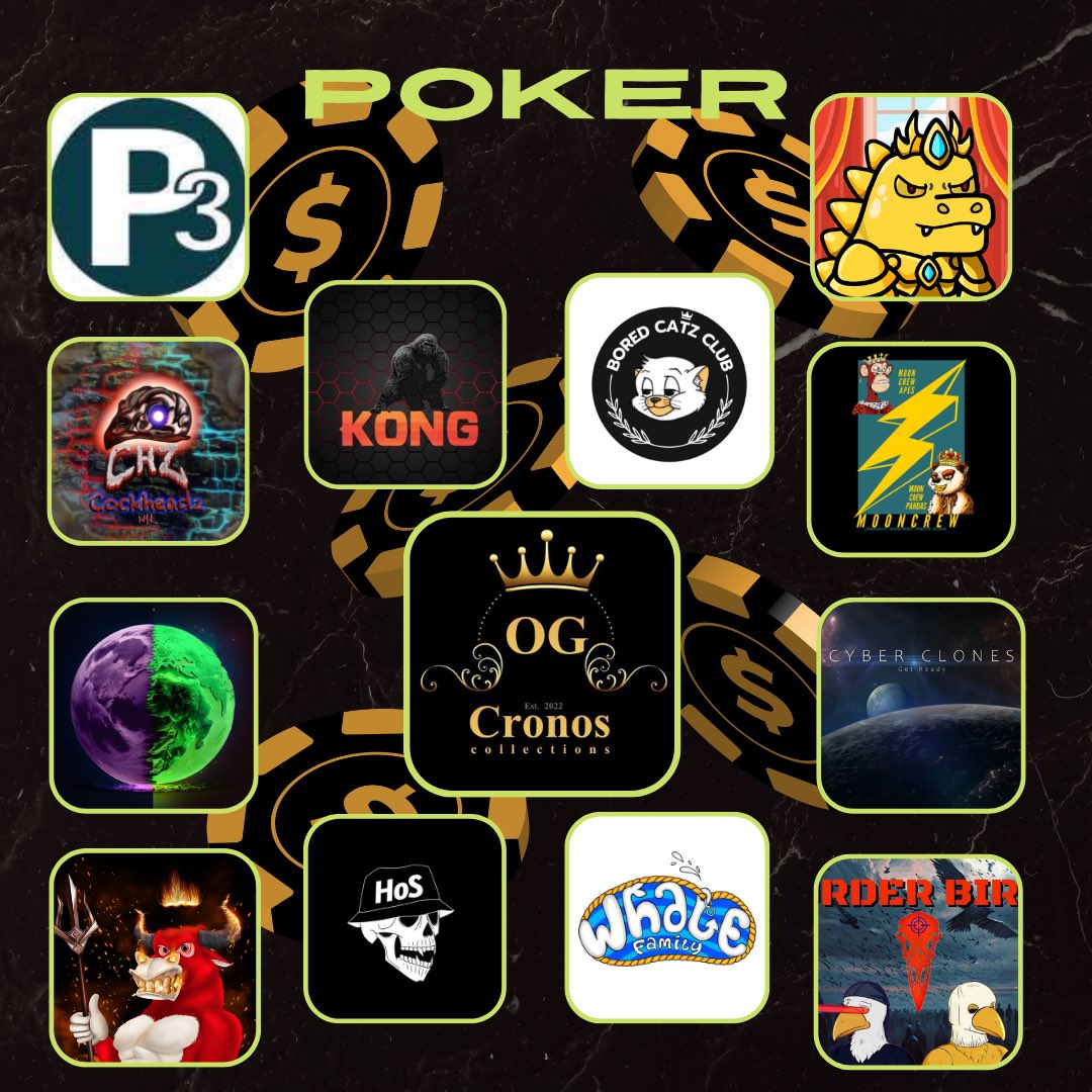 og_cronos's tweet photo. 🃏Cronos Og Poker Night 13 🃏 

Dark Carnival Community Poker Night May 21st Sunday at 5 pm EST (9PM UTC)  

We have lots amazing prizes as usual!!!  We have some Cross Chain prizes too !!! Be sure to check everyone out !! Great community building!!! https://t.co/KK1PUj6r3G