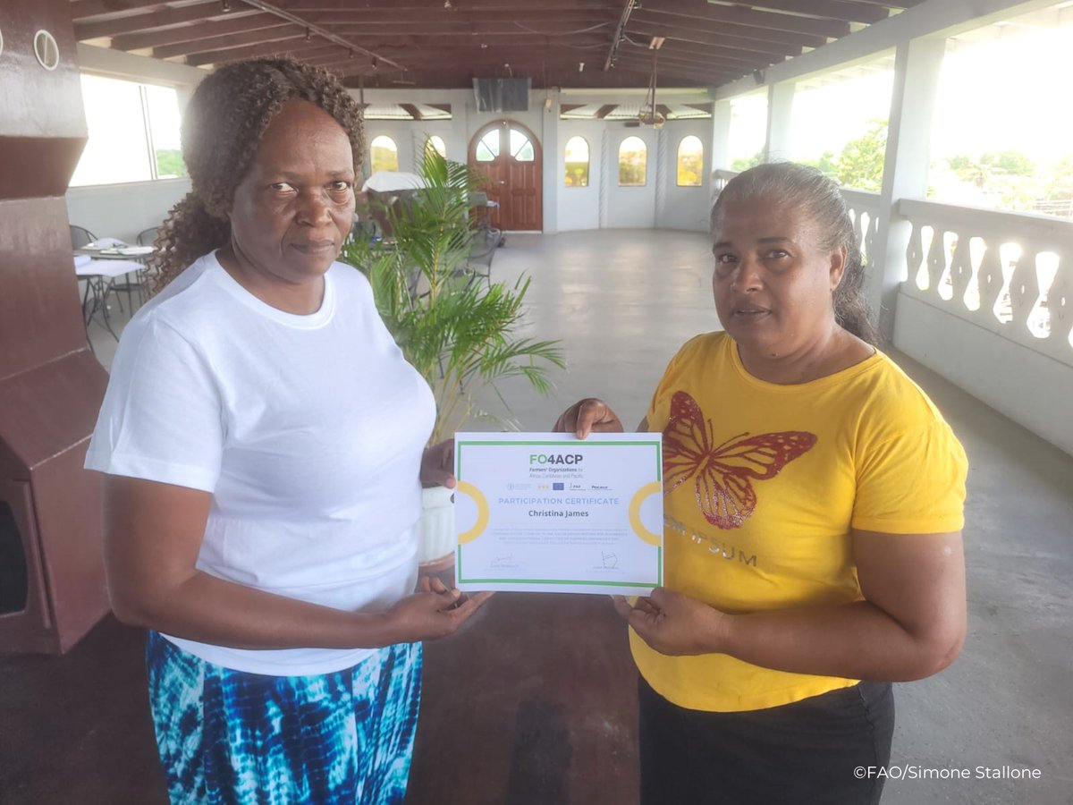 FAO_AgriFam's tweet photo. #NexSteps Participating groups will be responsible for developing an innovation plan to transform and strengthen their various OAs. Thanks to @IFAD @EU_Partnerships @PressACP @PROCASUR @FAOCaribbean @GiliianSmith  for their support to make this #LearningRoutea success. https://t.co/qU32JDi0hs