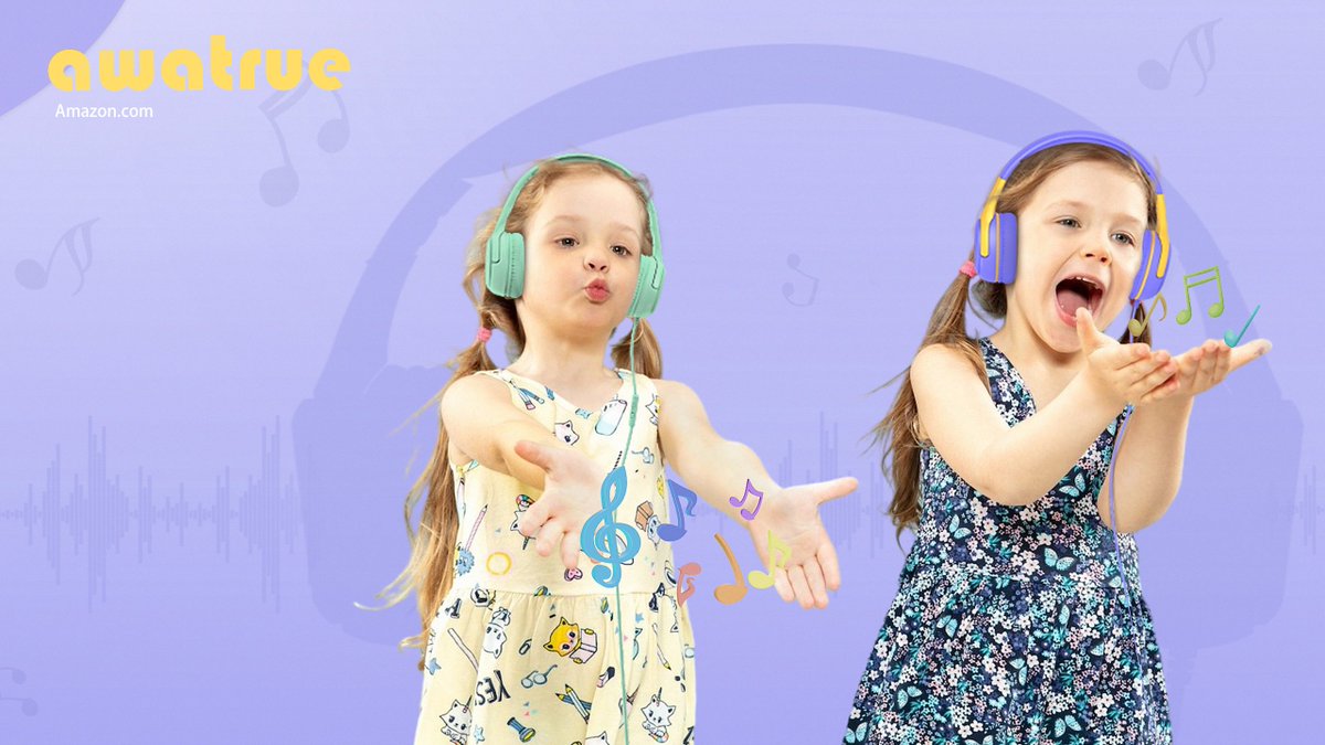 Awatrue_global's tweet image. Make every day a dance party with our kid🥳-sized headphones🎧- perfect for tiny feet and big imaginations!✨🌈#kidsaudio #childrenheadphones #safelistening #education #childcare #entertainment