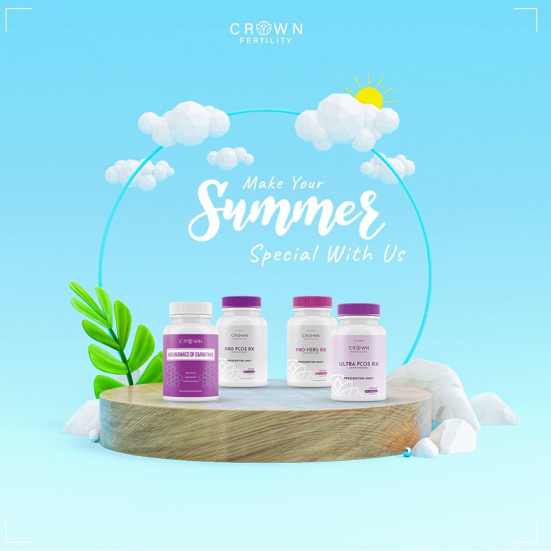 CrownfertilityU's tweet image. Start your summer with us.

#SpermQ #SpermProblem #sperms #maleinfertility #malehealth #menshealthweek #menshealth #crownfertility #fertility #fertilitynutrition #fertiliytips #fertilitysupplements #fertilitynutritionist #nationalinfertilityawarenessweek #nationalinfertilityweek
