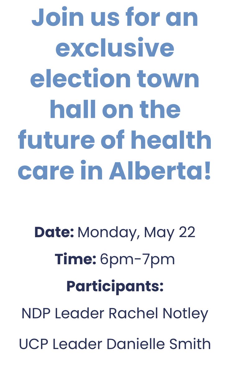 @drDavidKeegan @CMOH_Alberta I think the @Albertadoctors should ask these questions of the leaders on the 22nd at the Town Hall. #abVote #Boosters #N95sSaveLives #Vaccination #PHI #cleanAirNow #ProtectPublicHealth
#FundFamilyMedicine
#VoteEthically